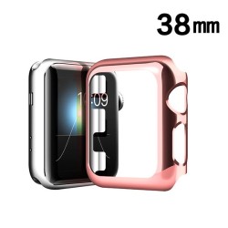 Electroplated Rose Gold Apple Watch Transparent Ca